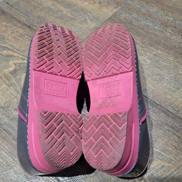 Sanita Grey Pink patent leather - Picture 6 of 11